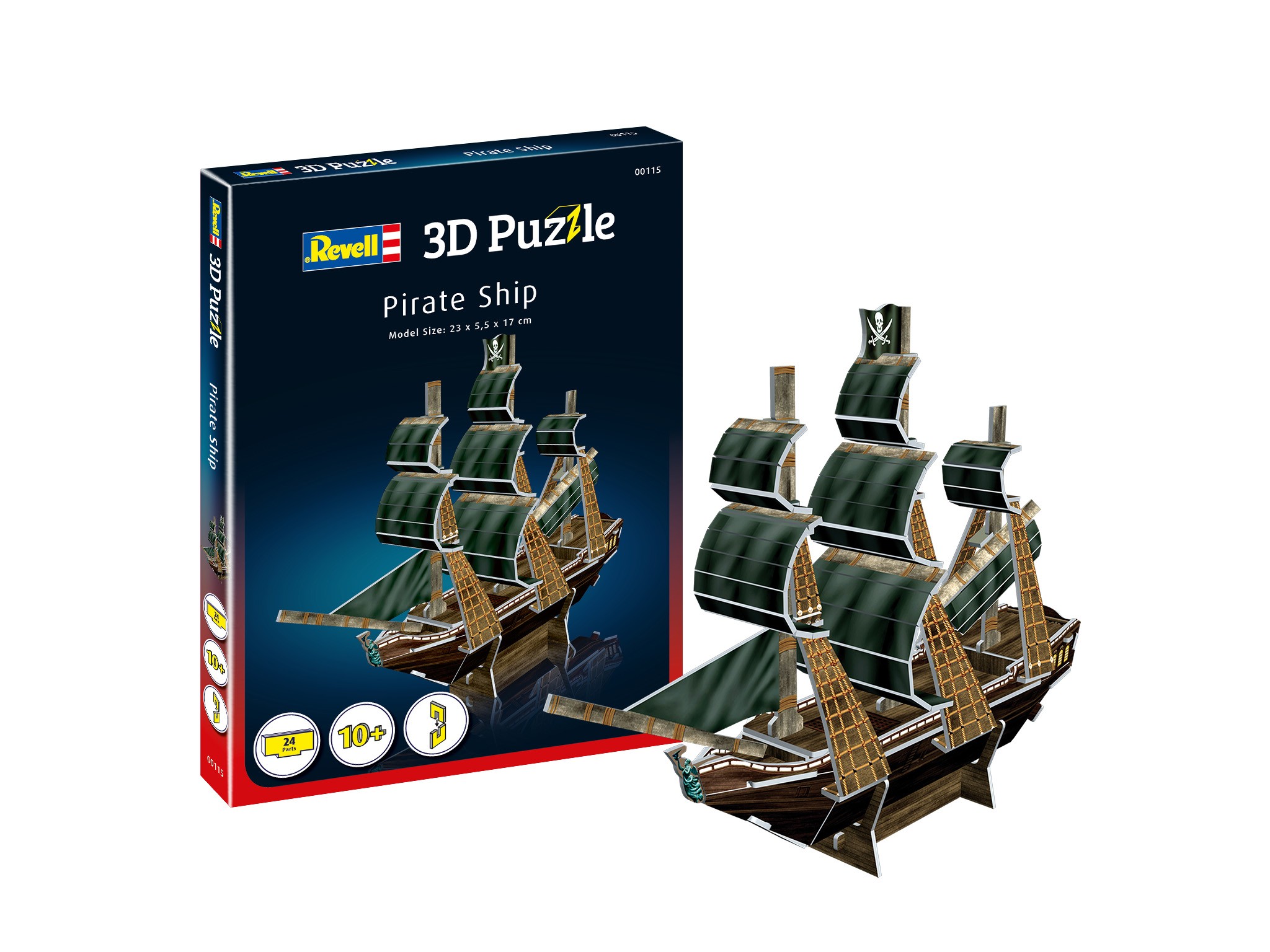 Revell 00115 Pirate Ship Quebra-Cabeça 3D