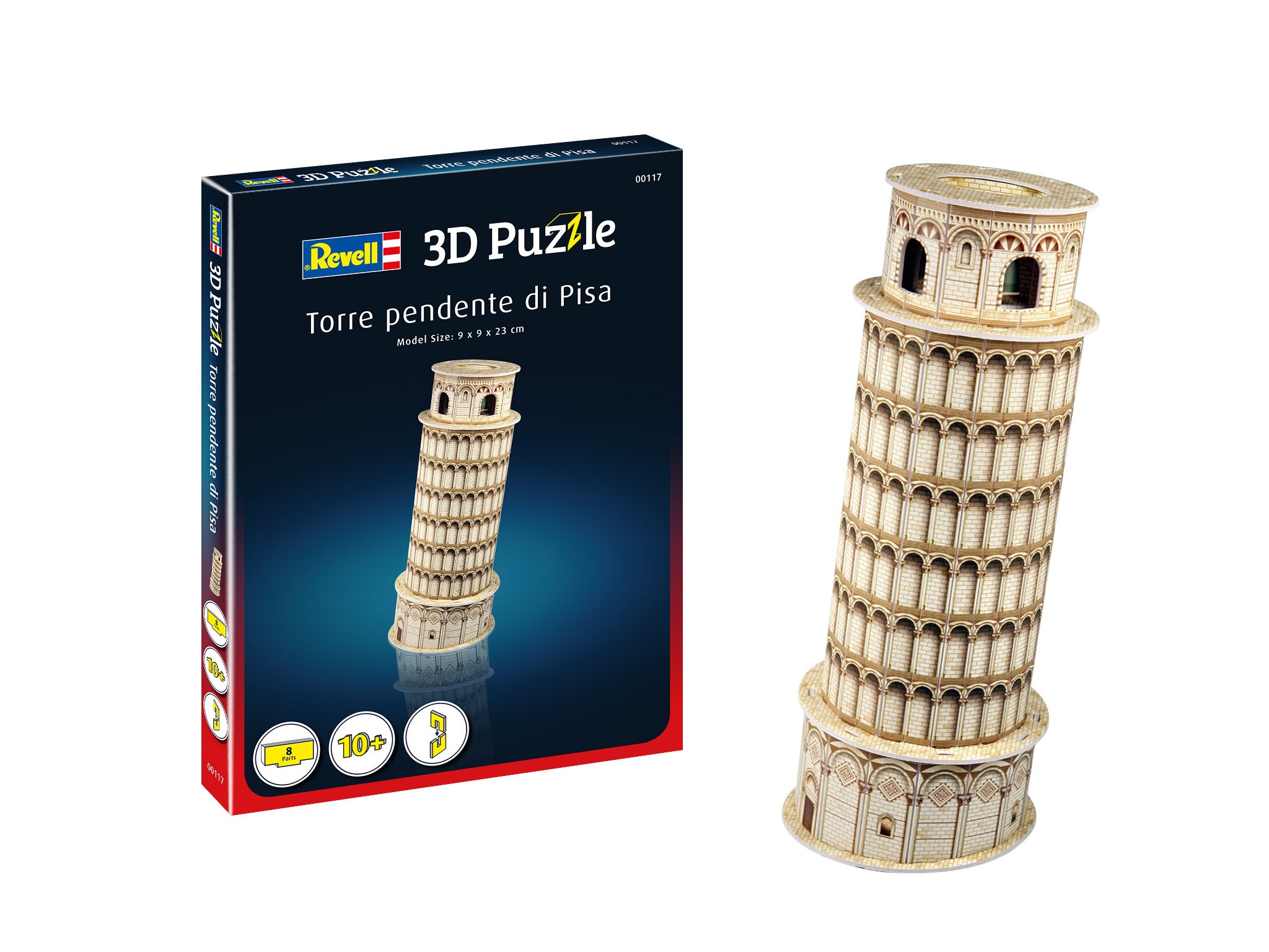 Revell 00117 Torre inclinada de Pisa Quebra-Cabeça 3D