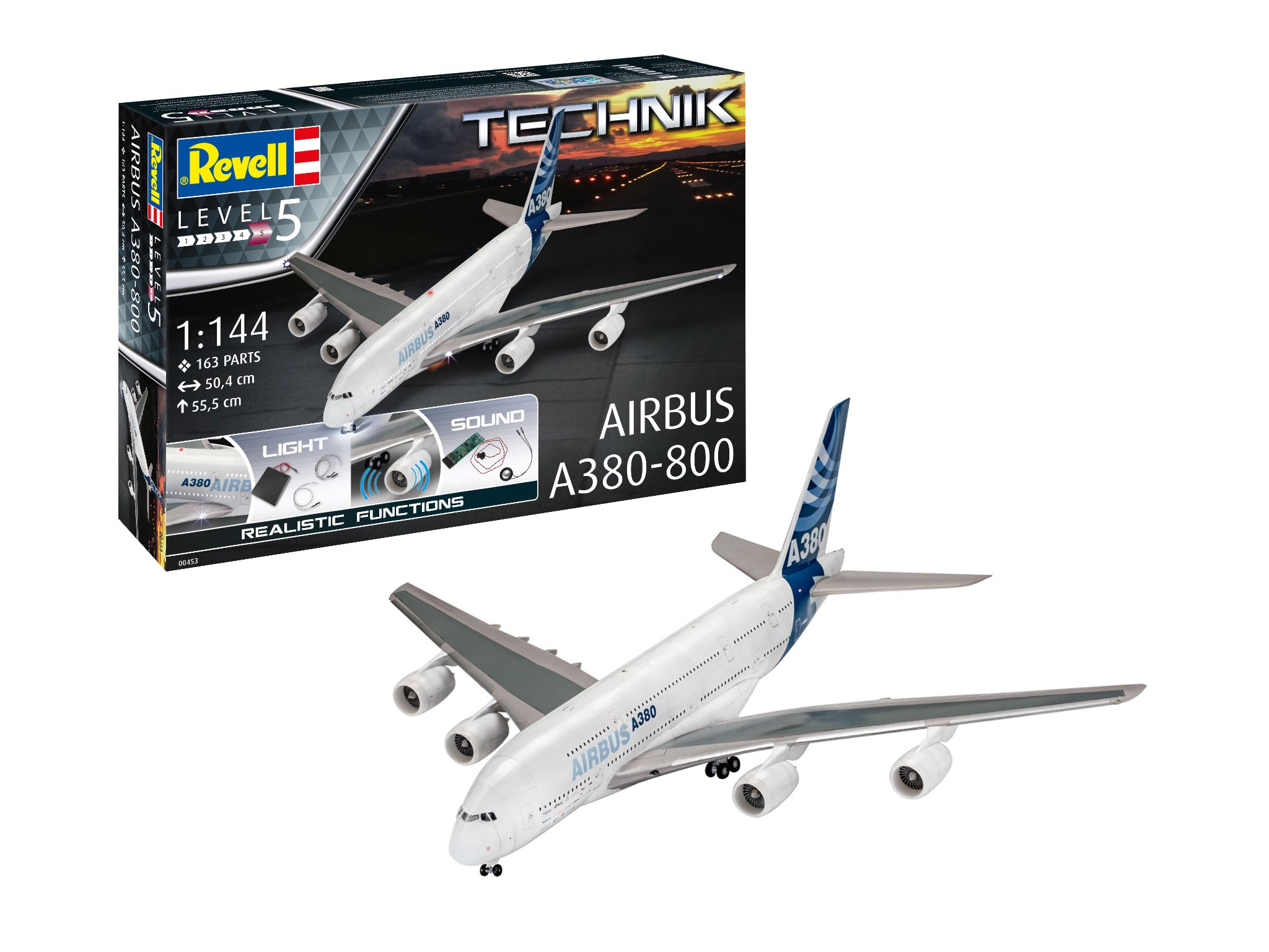 Revell 00453 Airbus A380-800  1:144  TECHNIK