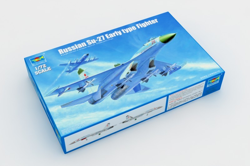 Trumpeter 01661 Russian Su-27 Early type Fighter 1/72