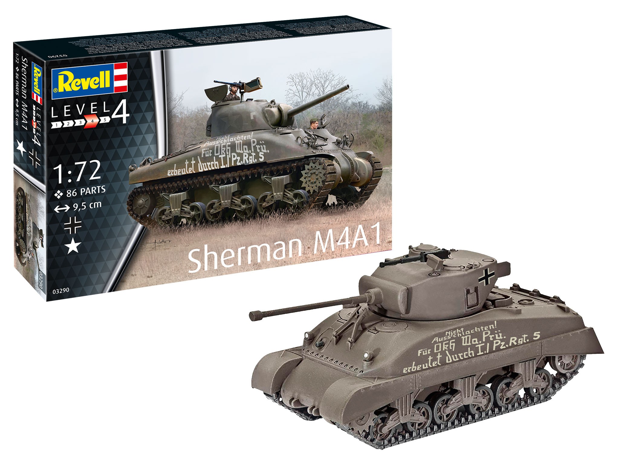 Revell 03290 Sherman M4A1  1:72