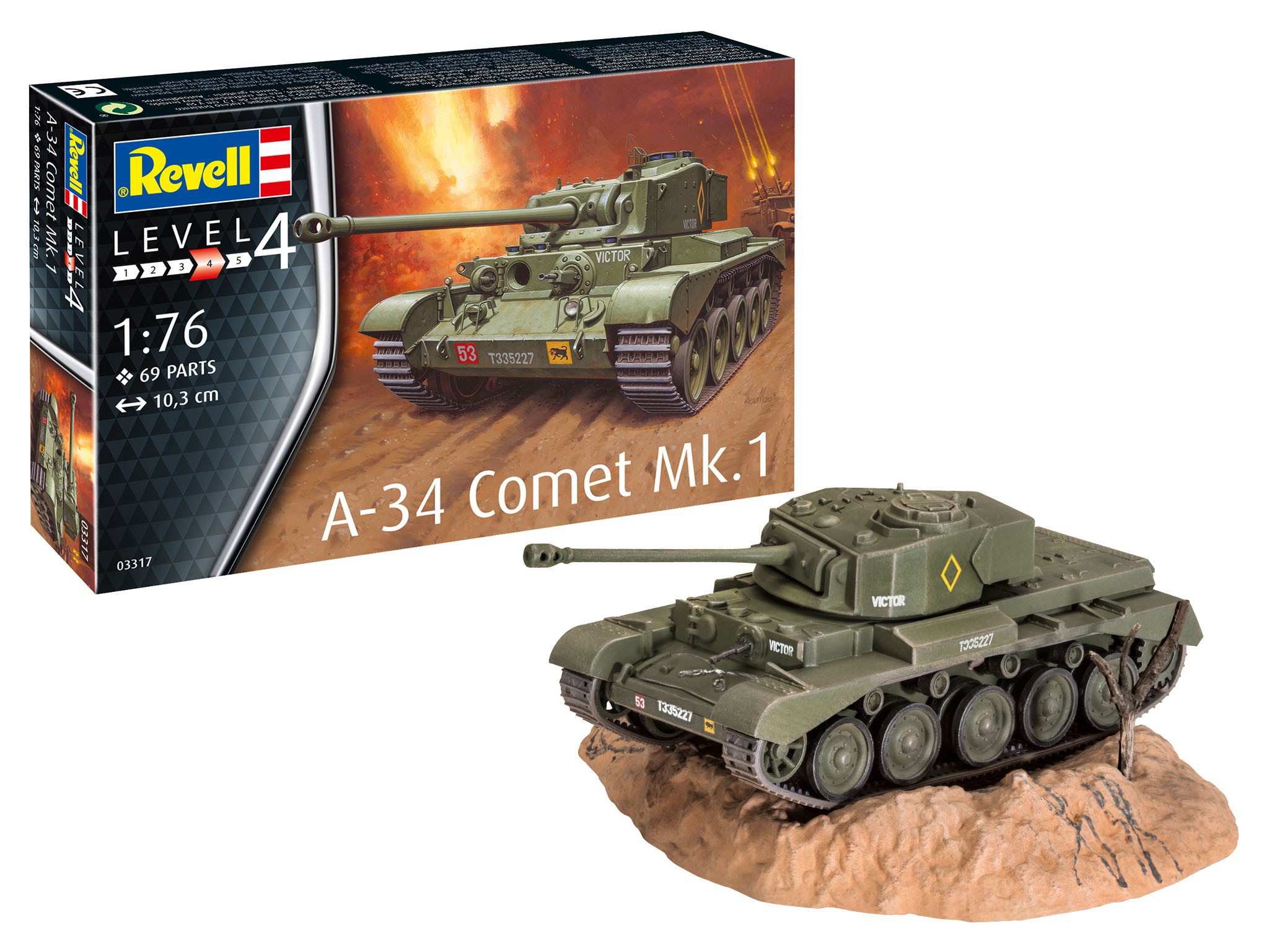 Revell 03317 A-34 Comet Mk.1  1:76