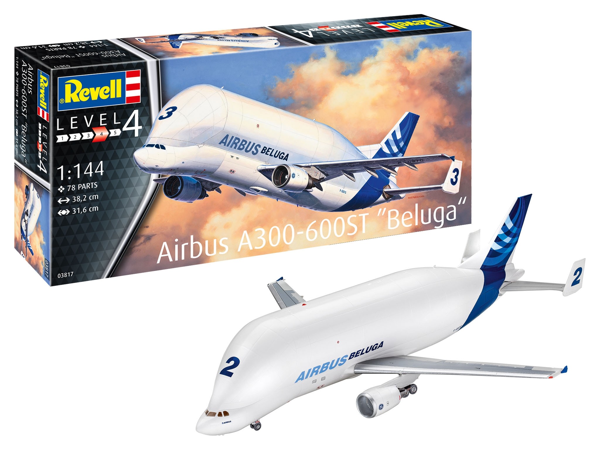 Revell 03817 Airbus A300-600ST " Beluga " 1/144
