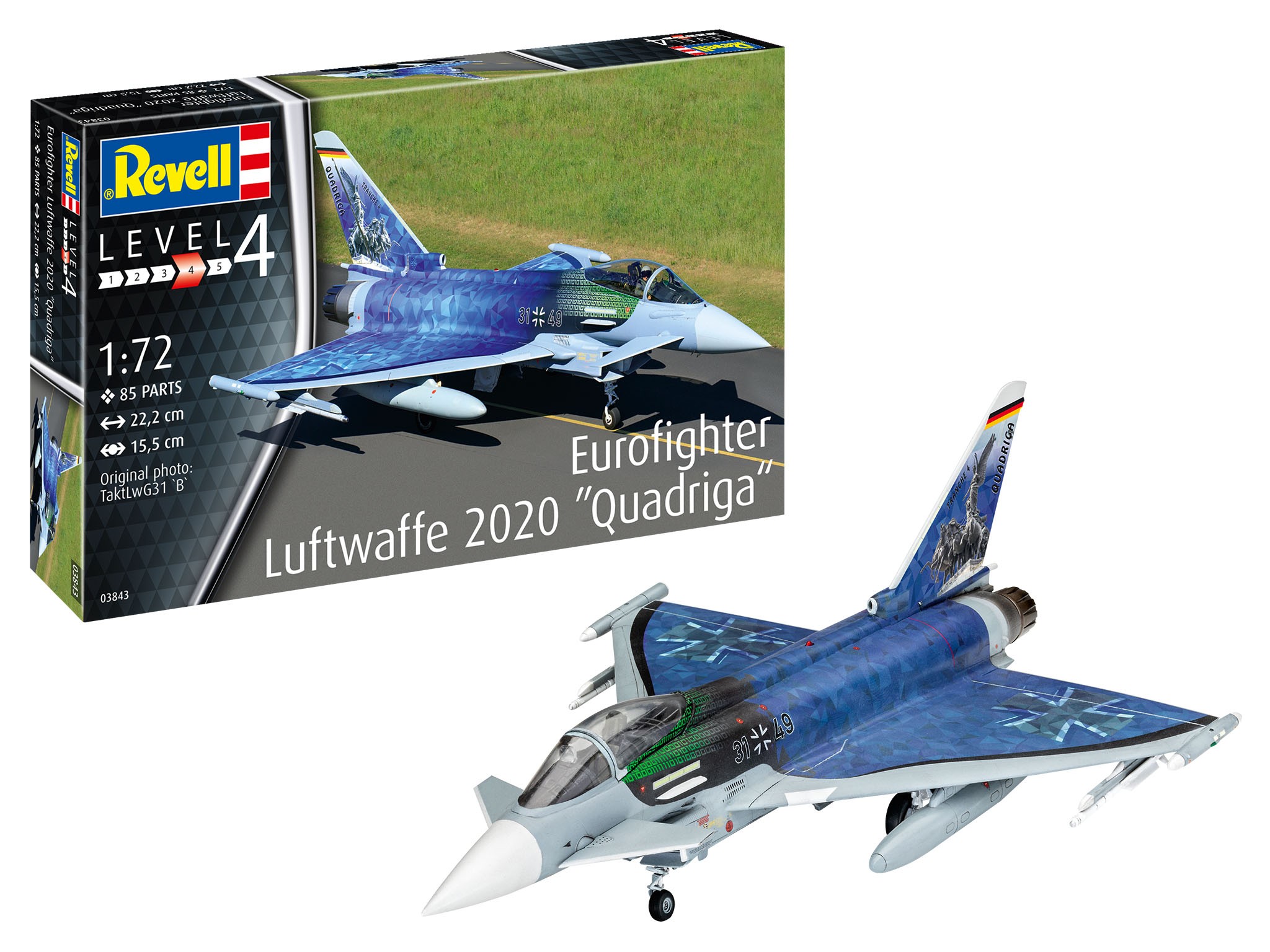 Revell 03843 Eurofighter "Luftwaffe 2020 Quadriga"  1:72