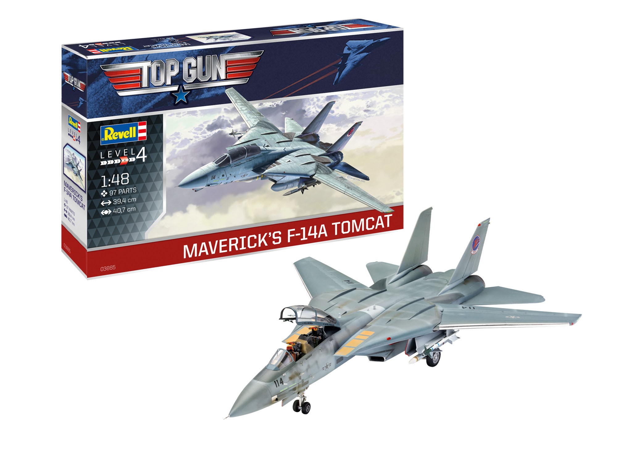 Revell 03865 Maverick's F-14A Tomcat ‘Top Gun’  1:48