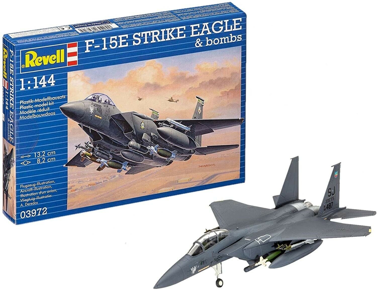 Revell 03972 F-15E Strike Eagle & bombs  1:144