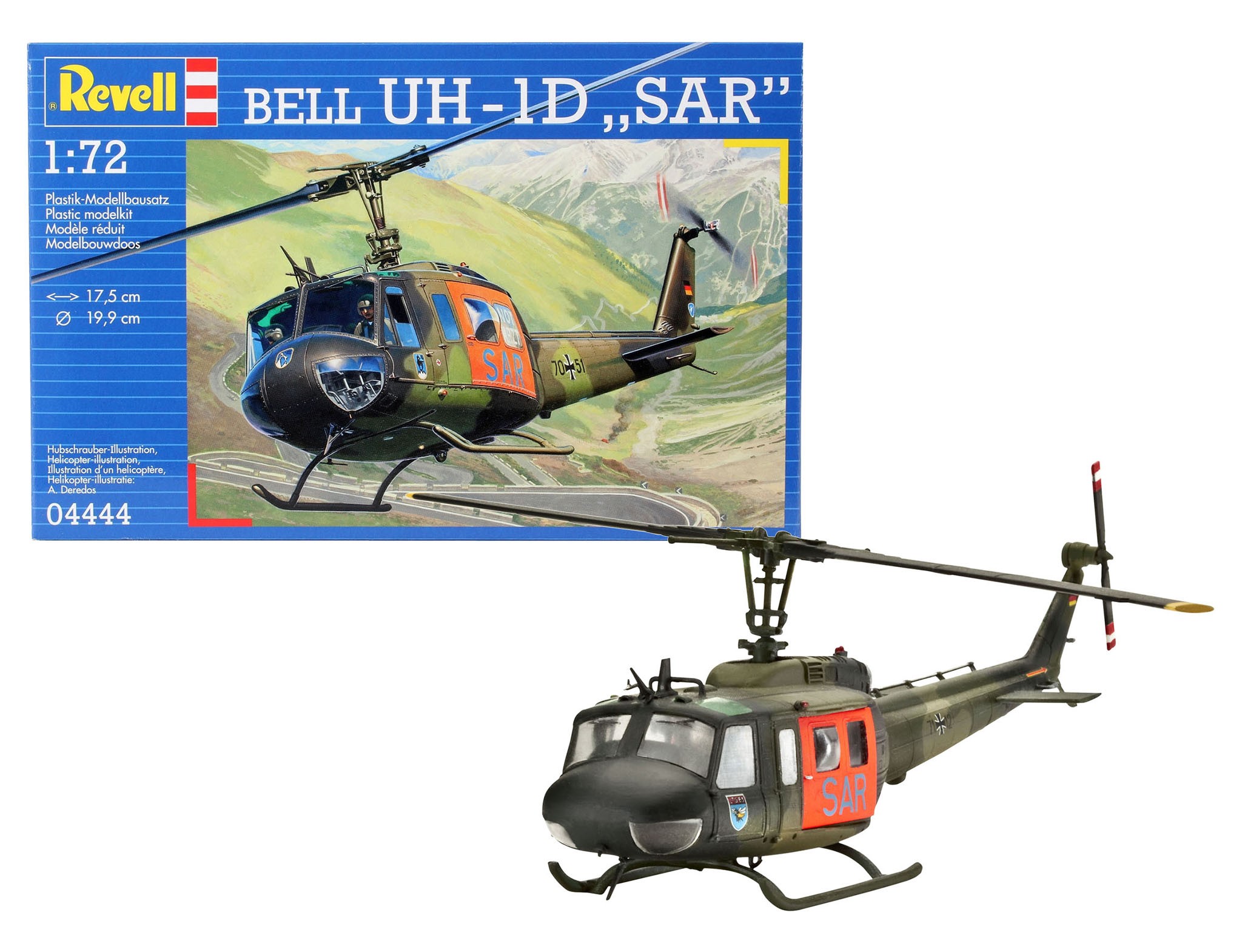 Revell 04444 BELL UH-1D '' SAR '' 1:72