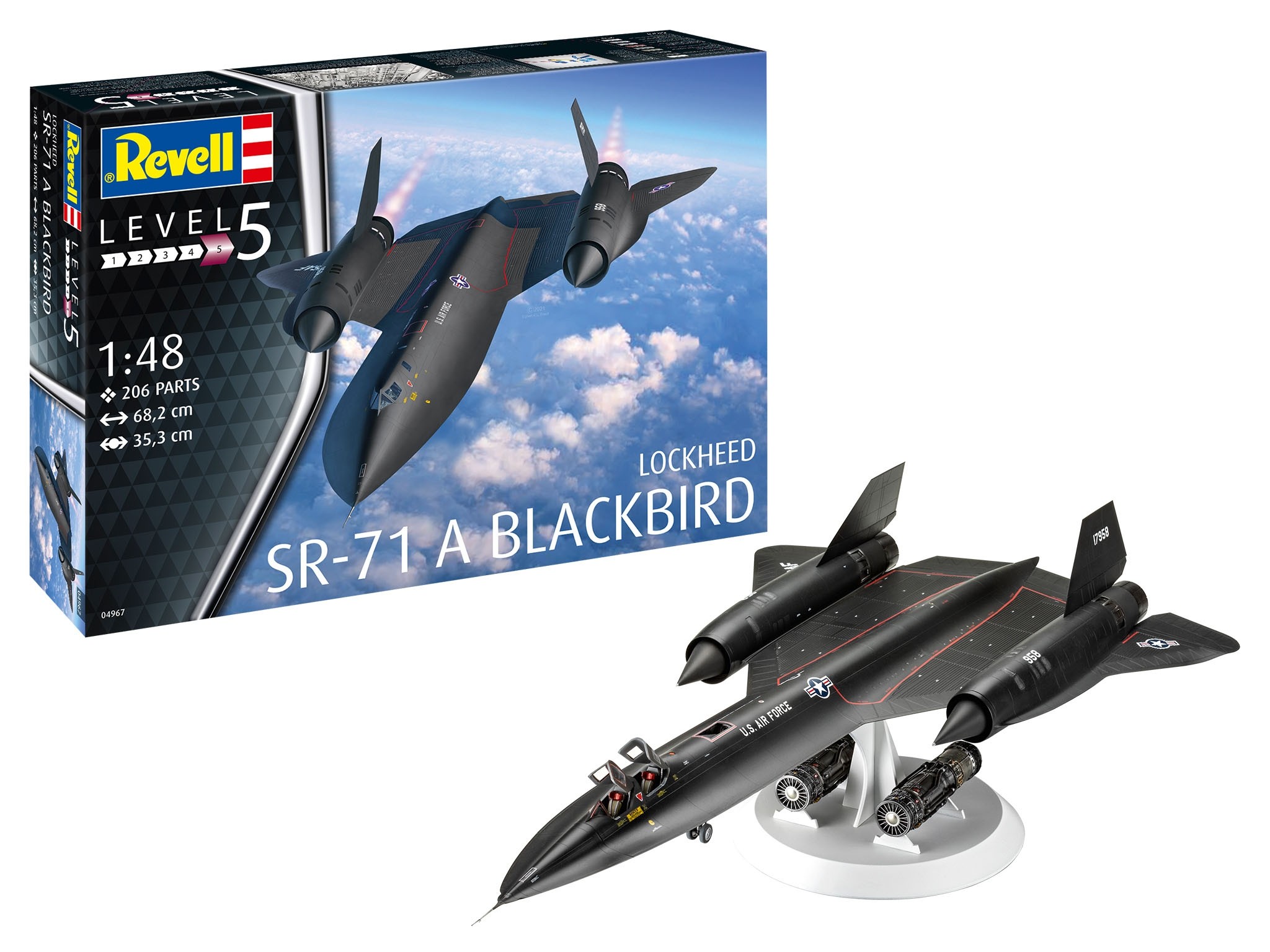 Revell 04967 Lockheed SR-71 A Blackbird  1/48