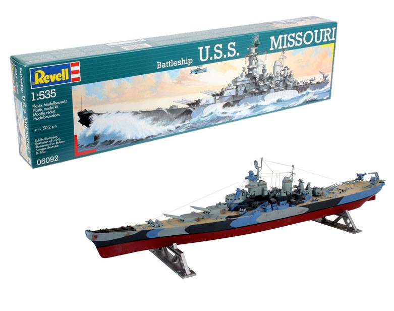 Revell 05092 Battleship U.S.S. MISOURI 1:535