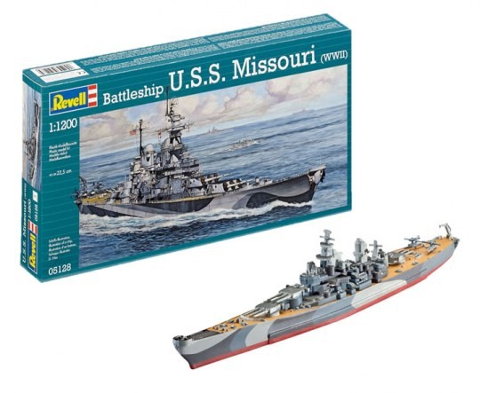 Revell 05128 Battleship U.S.S. Missouri '' WWII '' 1:1200