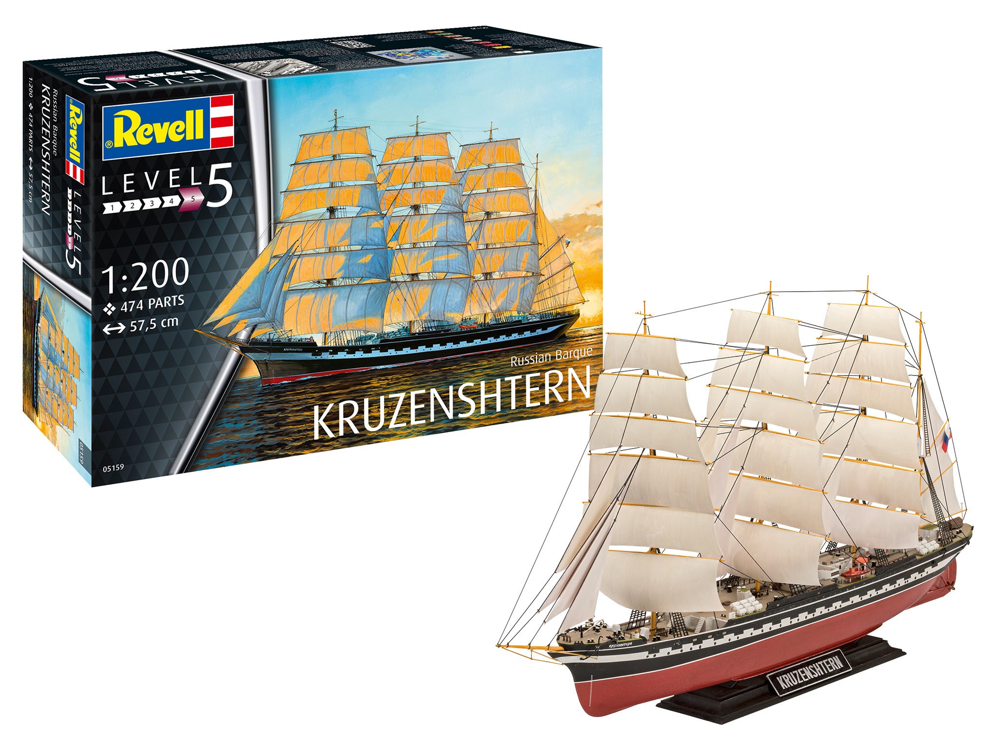 Revell 05159 Russian Barque  1:200