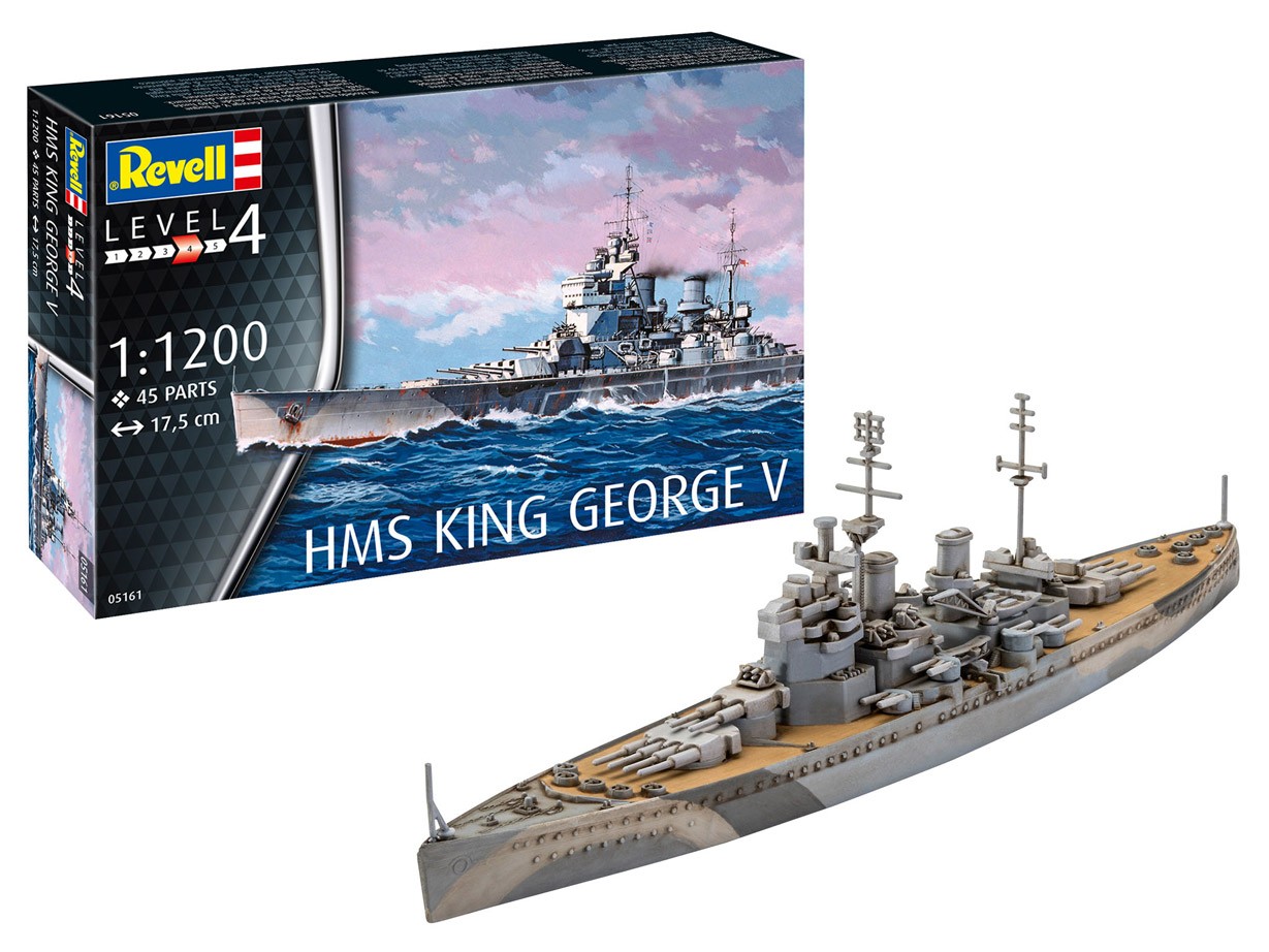 Revell 05161 HMS King George V  1:1200
