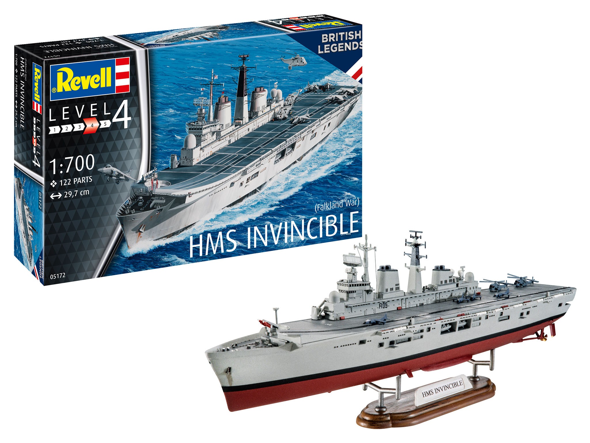 Revell 05172 HMS Invincible (Falkland War)  1:700