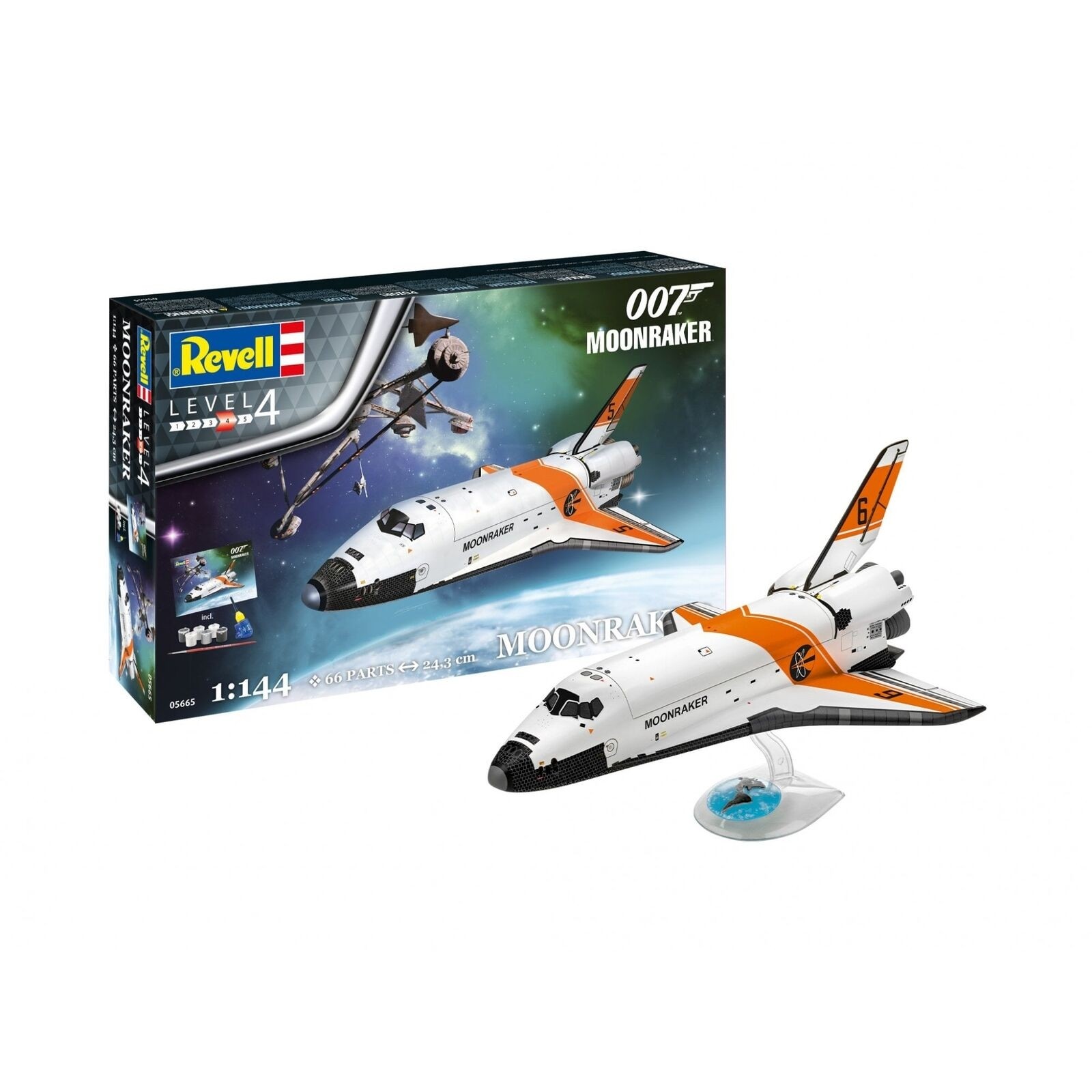 Revell 05665 Moonraker Space Shuttle (James Bond 007)  1/144  " GIFT SET "