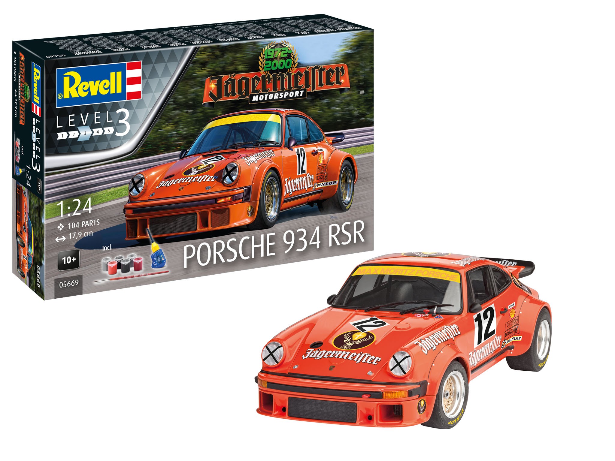 Revell 05669 Porsche 934 RSR   1/24  " Gift Set "