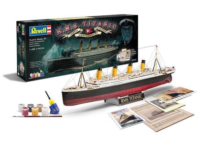 Revell 05715 RMS Titanic Edição Comemorativa de 100 Anos  1:400  " Gift Set " 