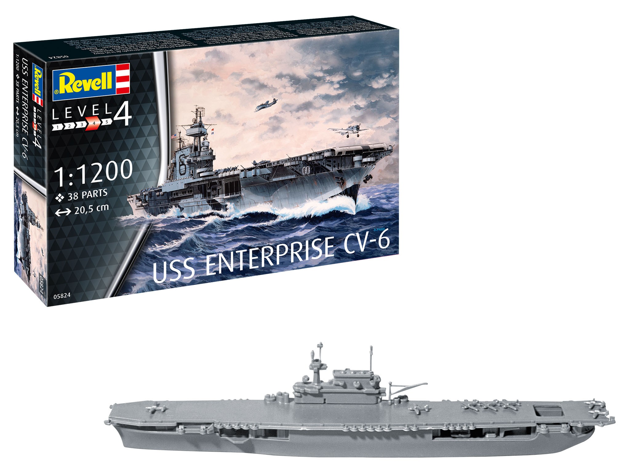 Revell 05824 USS Enterprise CV-6  1/1200