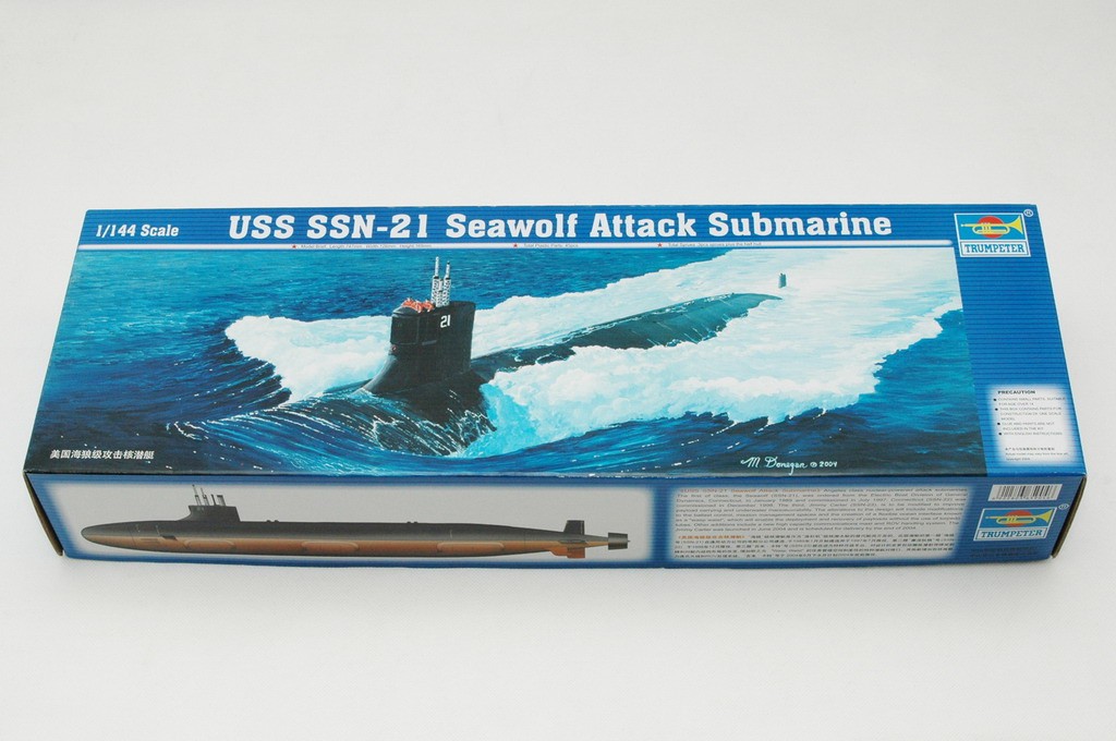 Trumpeter 05904 USS SSN-21 Sea wolf Attack Submarine  1/144