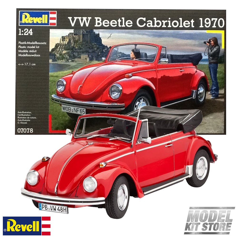 Revell 07078 VW Beetle Cabriolet 1970  1:24