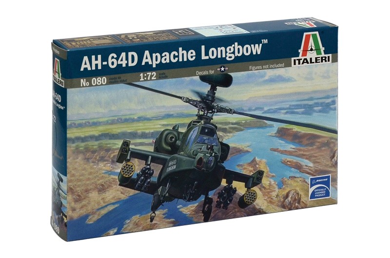 Italeri 080 AH - 64 D APACHE LONGBOW  1:72