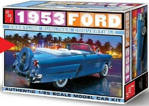 AMT 1026 FORD CONVERTIBLE 1953  1:25