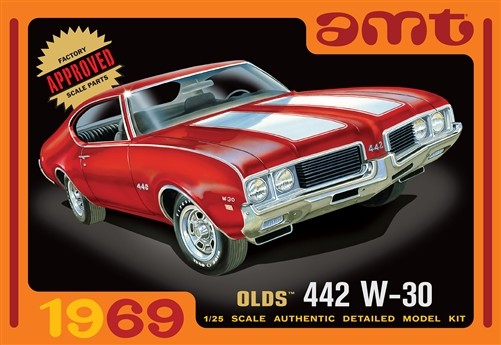 AMT 1105 OLDS 442 W-30 1969  1:25