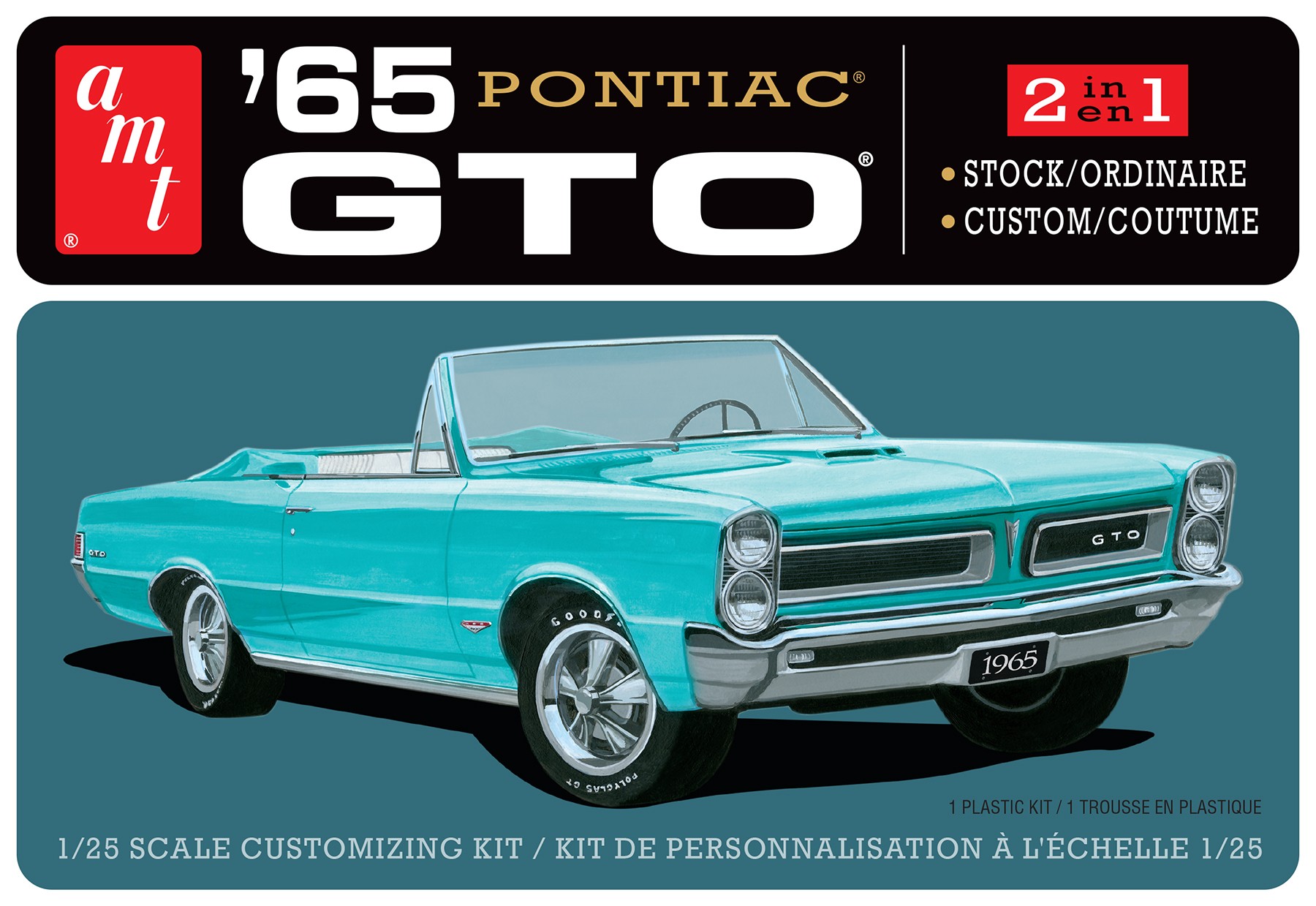 AMT 1191 PONTIAC GTO 1965  1:25