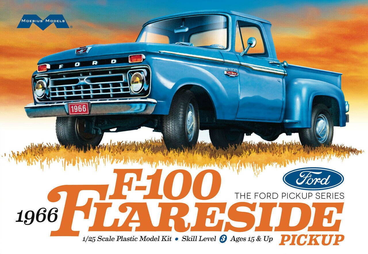 Moebius 1232 Ford-100 Flareside Pick-up 1966  1:25 