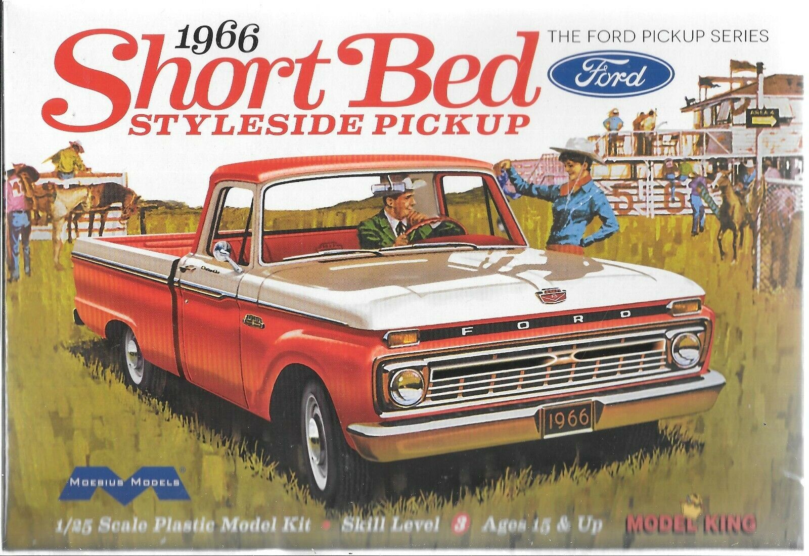Moebius 1233 Ford Short Bed 1966  1:25