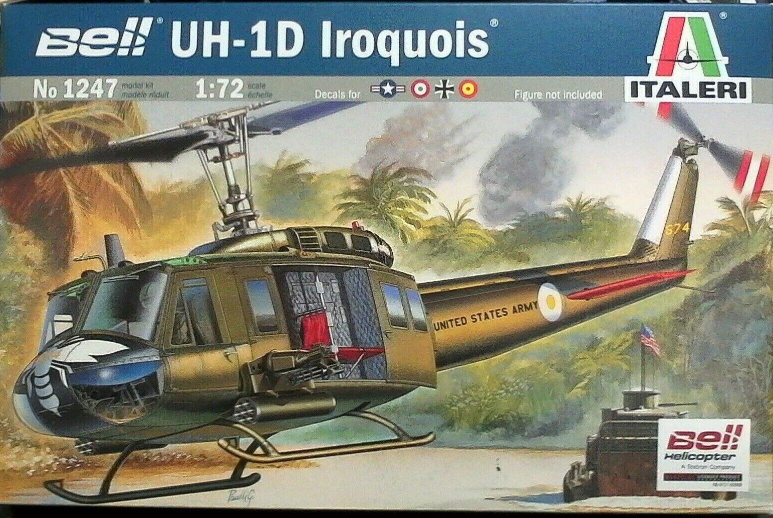 Italeri 1247 UH - 1D Iroquois  1:72