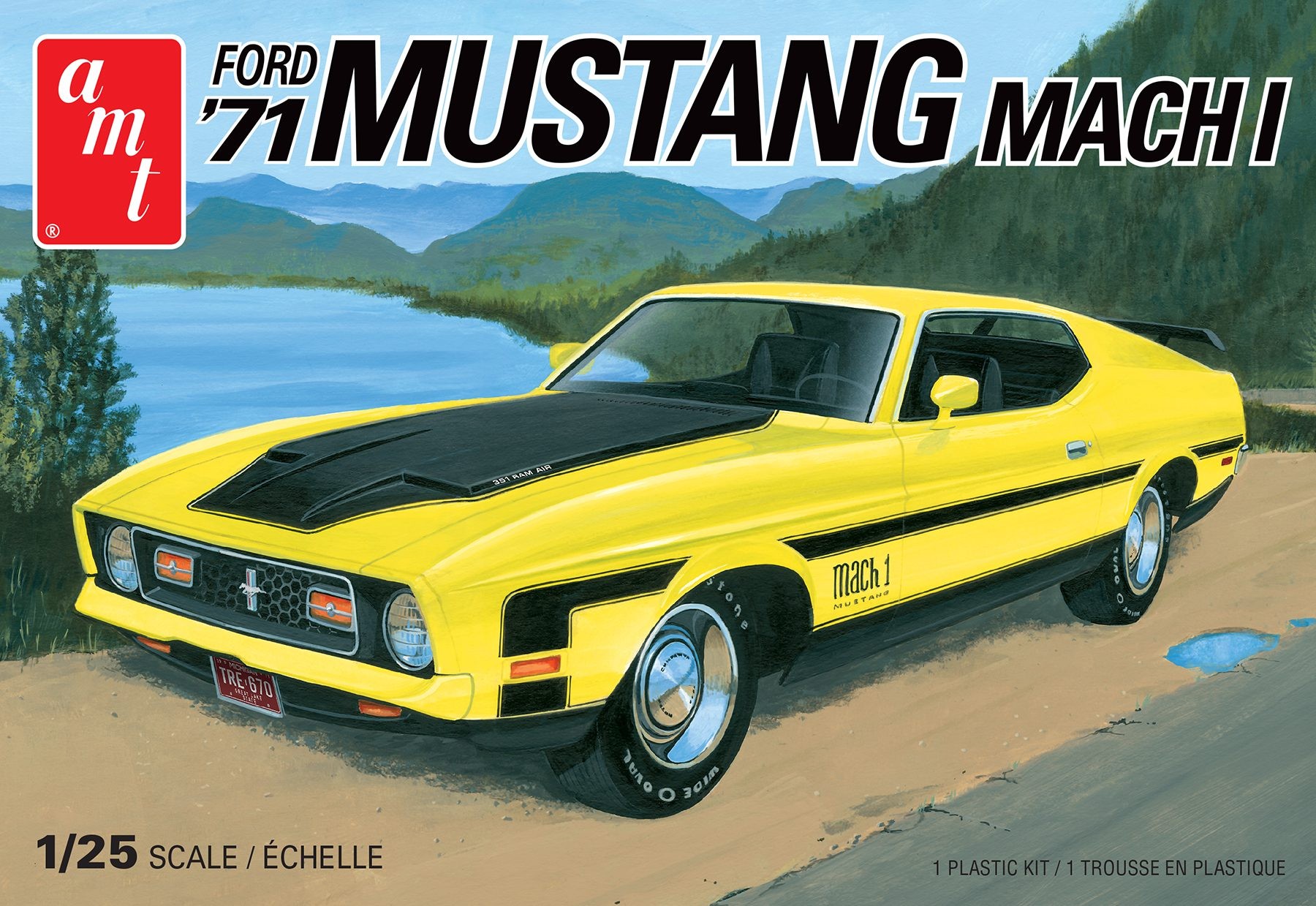AMT 1262 FORD MUSTANG MACH I 1971  1:25