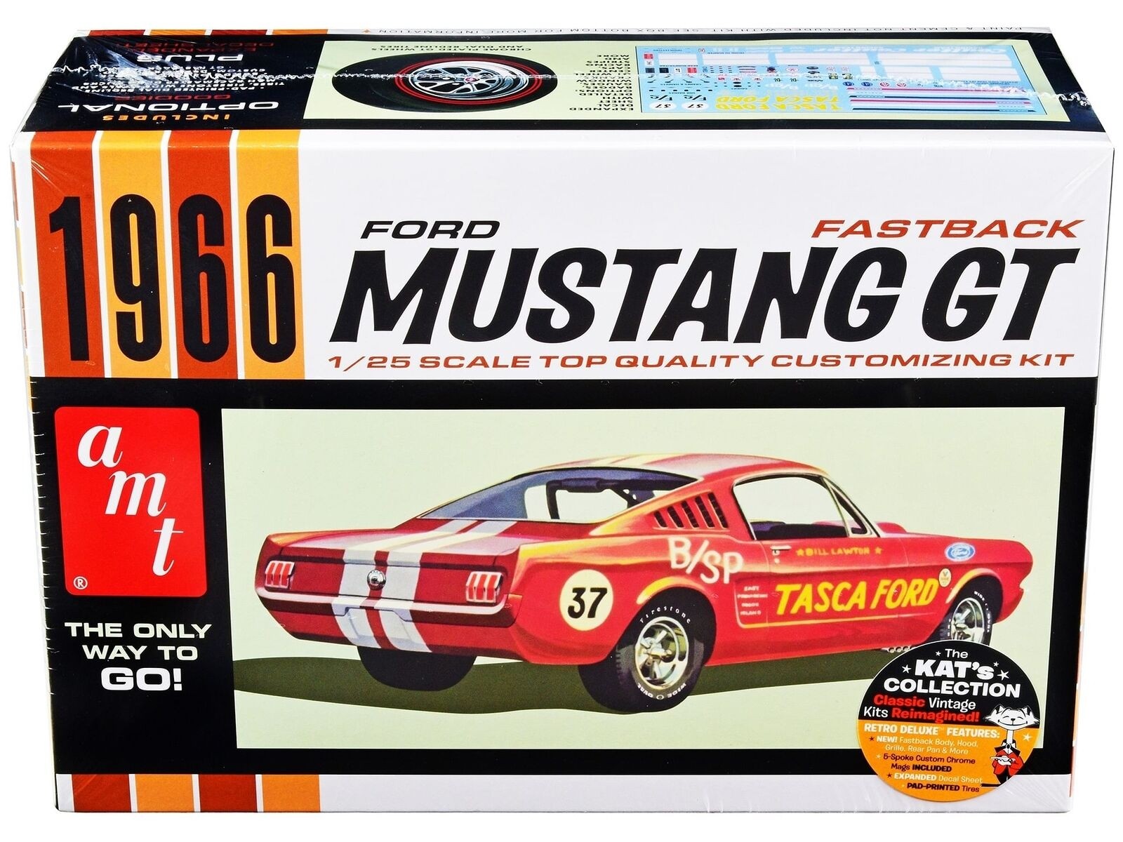 Amt 1305 FORD MUSTANG FASTBACK 1966 1:25