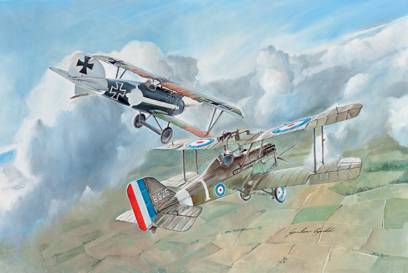 Italeri 1374 S.e. 5a & Albatros D.III 1:72 