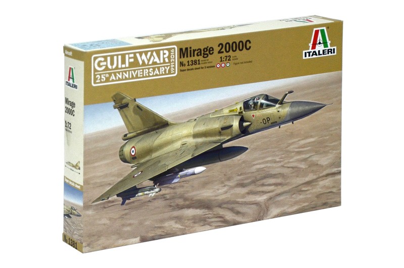 Italeri 1381 Mirage 2000c - Gulf War 25th Anniversary 1:72
