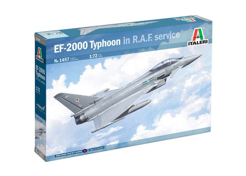 Italeri 1457 EF-2000 Typhoon In R.A.F. Service  1:72