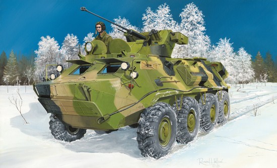 Trumpeter 01545 Russian BTR-60PB UPGRADED  1/35