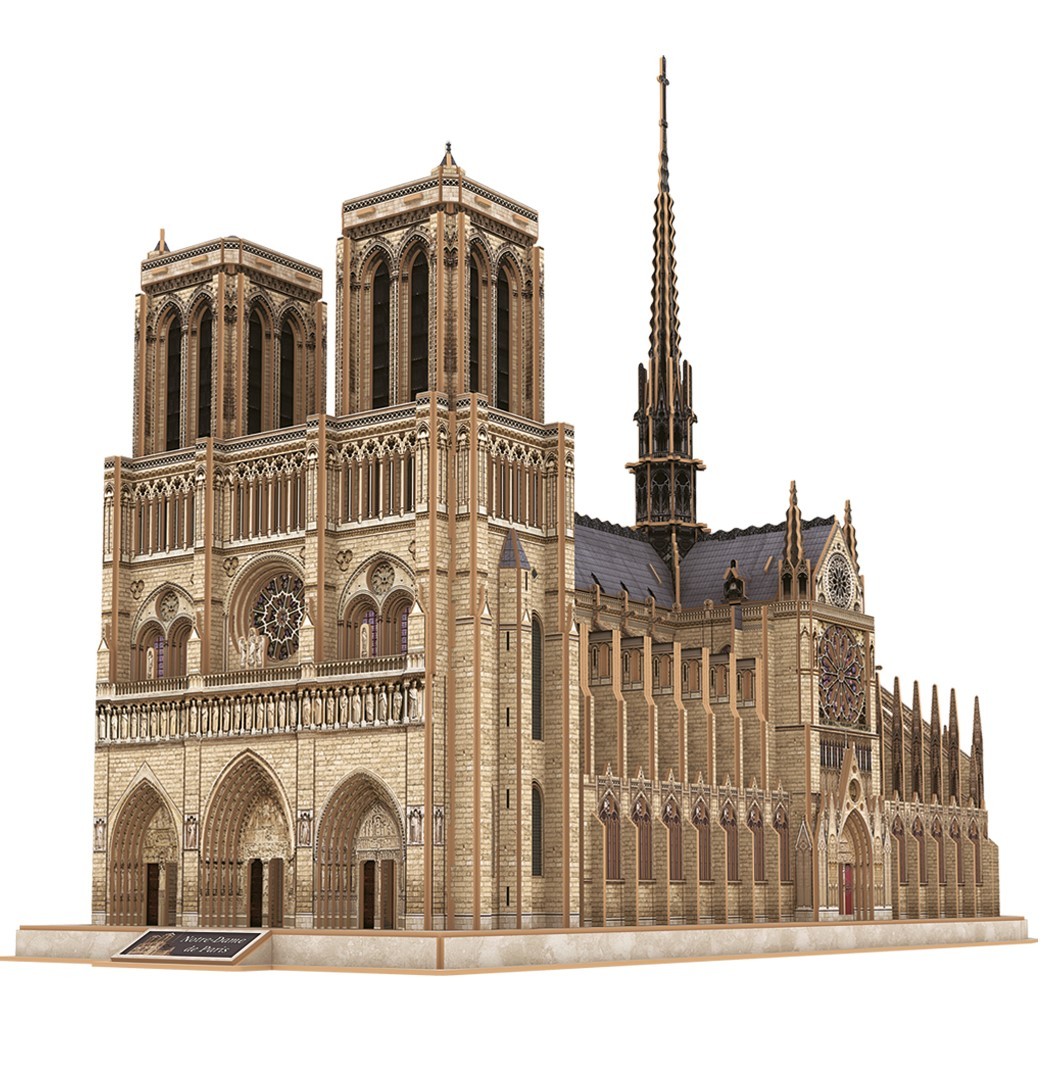 Revell 00190 Notre Dame de Paris Quebra-Cabeça 3D