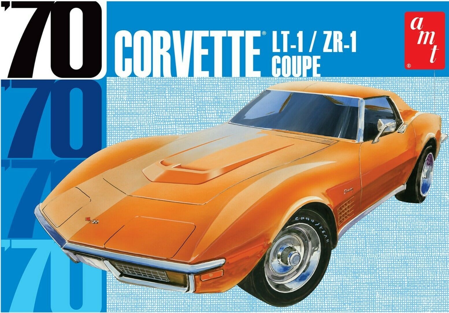 AMT 1097 CORVETTE Coupe LT-1 / ZR-1  1970  1/25