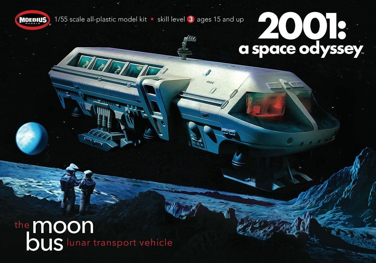 Moebius 2001-1 A Space Odyssey The moon bus 1:55