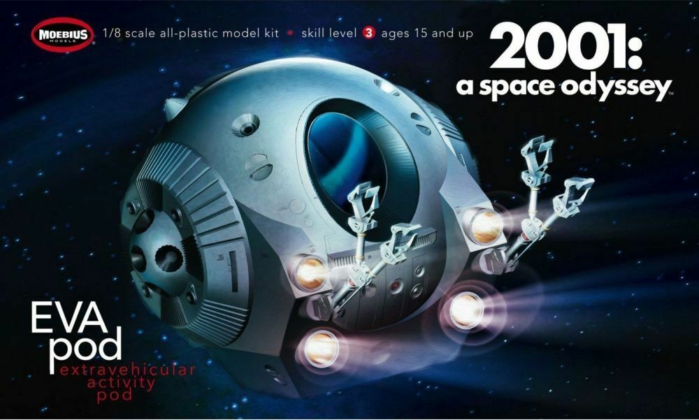 Moebius 2001-4 A Space Odyssey EVA pod  1:8