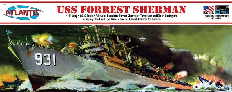 Atlantis H352 USS Forrest Sherman Destroyer   1:320