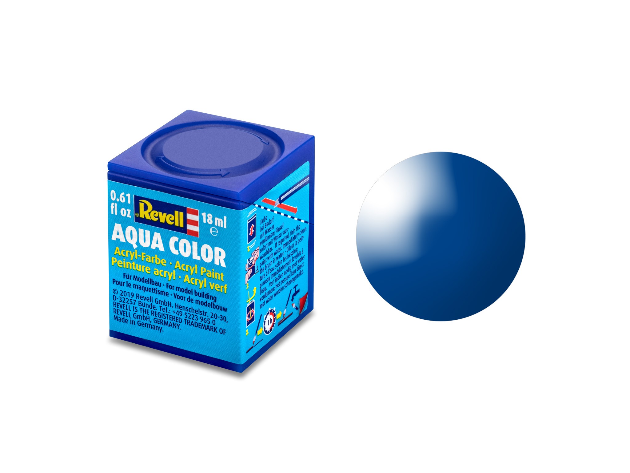 Revell 36152 Tinta Acrílica Azul brilhante 18 ml