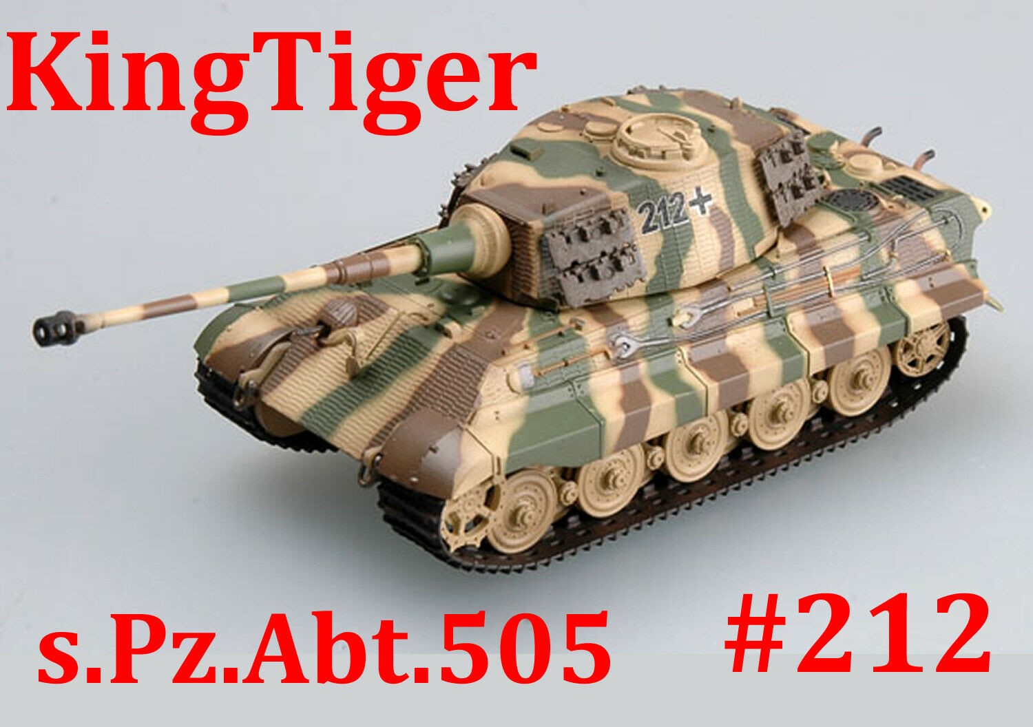 Easy Model 36295 King Tiger Schwere Pz.Abt.505,tank #212  1:72