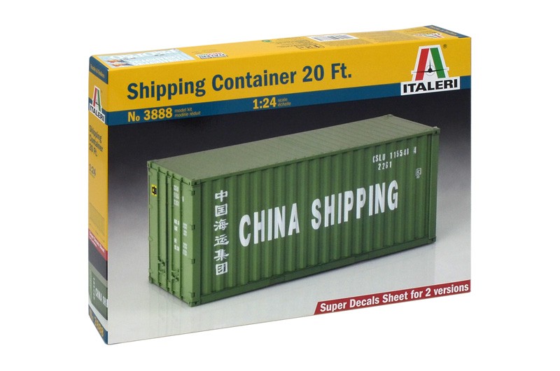 Italeri 3888 Shipping Container 20 Ft.  1:24