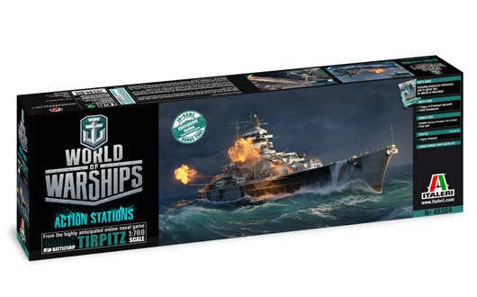 Italeri 46504 World of Warships : TIRPITZ 1:700  
