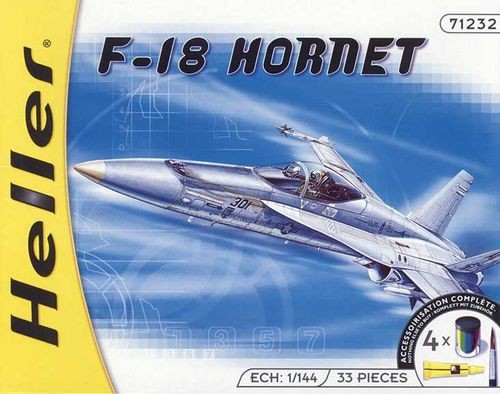 Heller 49905 F/A-18 Hornet 1:144 " Model Set "