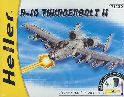 Heller 49912 A-10 Thunderbolt II  1:144  " Model Set "