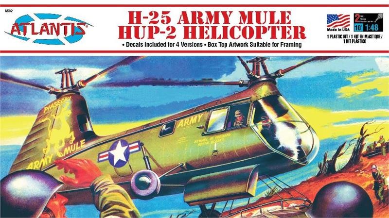 Atlantis A502 H-25 Army Mule Hup-2  Helicopter  1:48