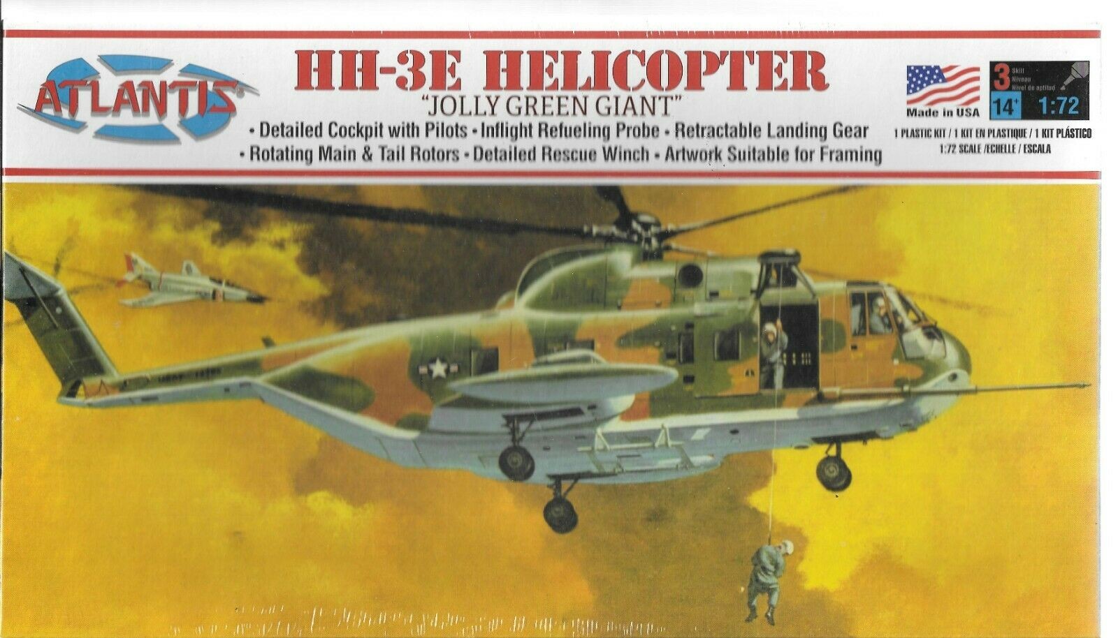 Atlantis A505 HH-3E Jolly Green Giant Helicopter  1:72