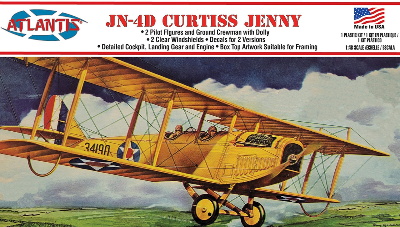 Atlantis L534 JN-4D Curtiss Jenny 1/48